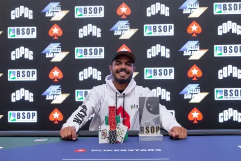 Wagner Viana – Campeão Win The Button Turbo KO do BSOP São Paulo
