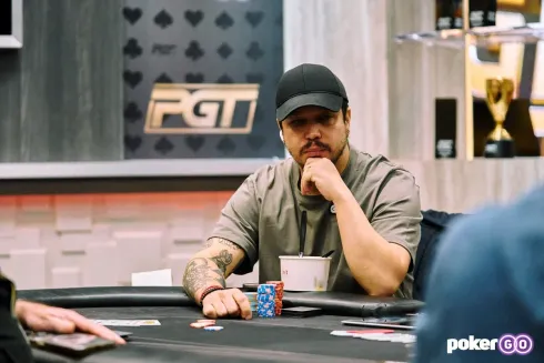 Felipe Mojave ficou entre os melhores no Evento #6 do PGT Mixed Games (Foto: PokerGO)
