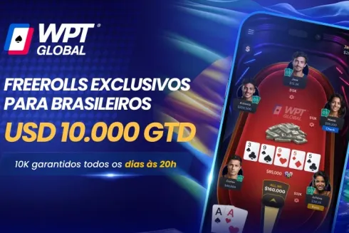 WPT Global entrega uma bela grana nos Freerolls
