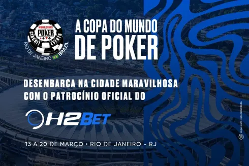 H2Bet estará presente na WSOP Brazil como patrocinadora oficial
