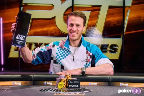 Philip Sternheimer venceu o Dealers Choice do festival (Foto: PokerGO)
