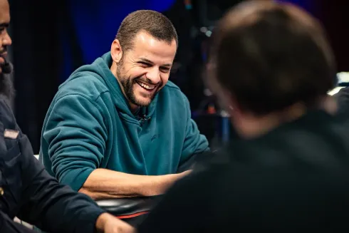 Henrique Zanetti caiu contra o AA de oponente alemão (foto: WPT)
