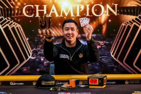 Punnat Punsri, campeão do Evento #8 da Triton Jeju (Foto: Triton Poker)
