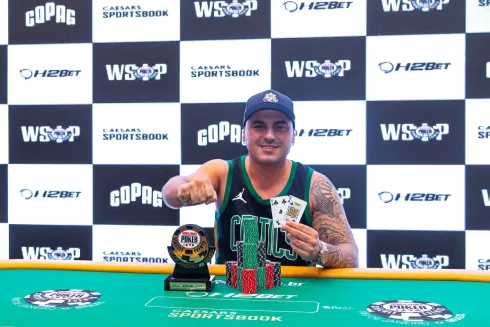 Daniel Lourenço, campeão do Brazilian Storm da WSOP Brazil
