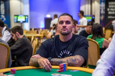 Eduardo Dantas aproveitou o Dia 1 do High Roller da WSOP Brazil
