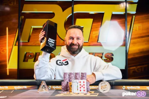 Daniel Negreanu foi campeão novamente em Las Vegas (foto: PokerGO)
