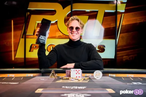 Samuli Sipila deu show em Las Vegas (Foto: PokerGO)
