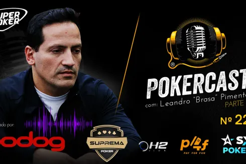 Leandro Brasa retorna ao episódio 225 do Pokercast
