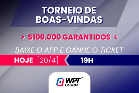 WPT Global fará seu torneio inaugural nesta quarta-feira (20)
