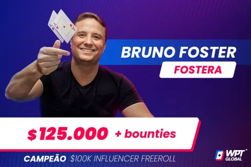 Bruno Foster foi o melhor dos finalistas no Torneio dos Influenciadores.
