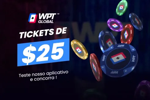 Jogadores podem ganhar ticket no WPTGlobal ao participar da pesquisa
