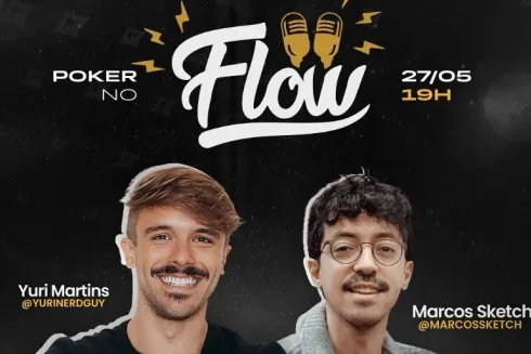 Os craques Yuri Martins e Marcos Sketch serão os convidados do Flow Podcast desta sexta-feira (27), a partir das 19h, para uma poker night.
