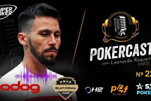 Leonardo "Roqueiro" foi mais um convidado do Pokercast
