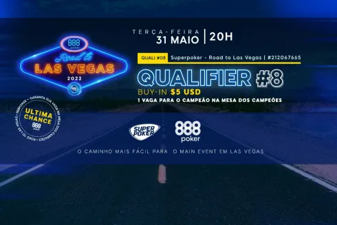 Último classificatório acontece nesta terça na Road to Las Vegas
