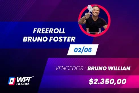 O brasileiro Bruno Foster juntou 605 jogadores em "Torneio dos Influenciadores"
