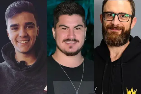 Os brasileiros Daniel Araújo, Gabriel Bueno e Daniel Costa faturam a tríplice coroa online.
