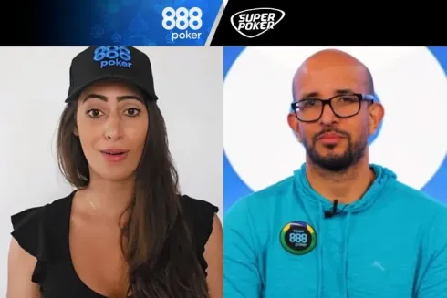 Vivi Saliba e Alexandre Mantovani falaram no Instagram do 888poker (Foto: Reprodução/Instagram @888poker_br)
