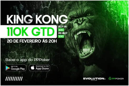 King Kong é destaque na terça-feira de Liga Evolution
