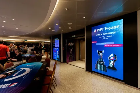 O WPT Voyage terá muita ação nesta segunda-feira (Foto: WPT)
