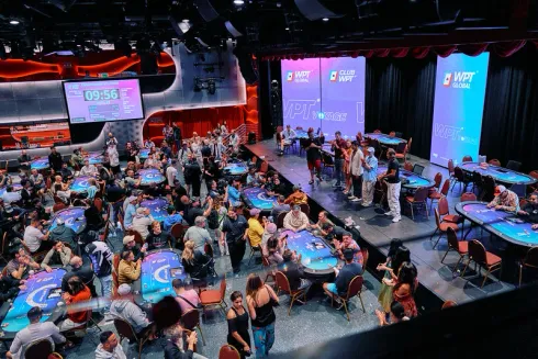 Salão ficou lotado no WPT Voyage Championship
