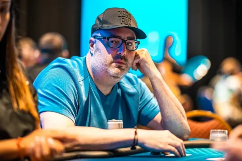 Jared Jaffee acumulou o terceiro maior stack do Dia 1B (Foto: WPT)
