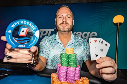 Brian Battistone ficou com a vitória no WPT Voyage (foto: WPT)
