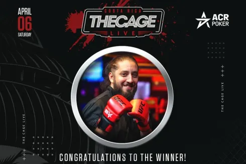 Roberto Soto foi o melhor no The Cage Live (Foto: Reprodução/X @ACR_POKER)
