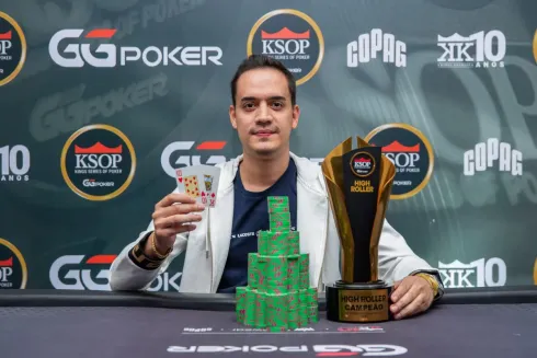 André Borges não deixou o troféu escapar
