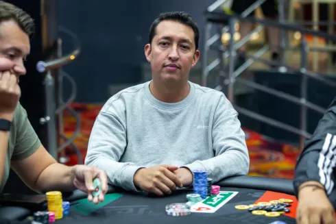 Igor Perez figurou no topo do chip count
