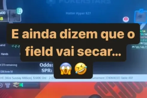 Comentarista do PokerStars Brasil joga mão inacreditável no SCOOP; entenda