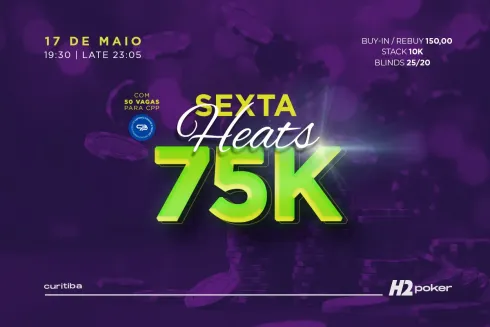 H2 Curitiba realiza Sexta Heats com R$ 75 mil garantidos; veja detalhes