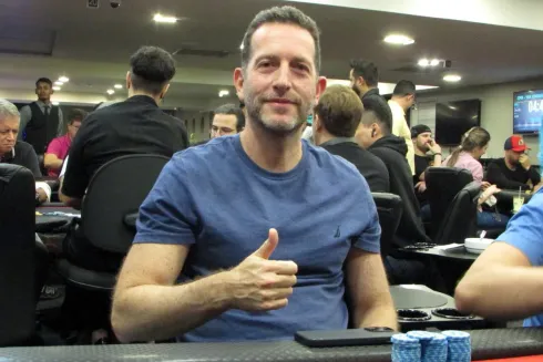 Renato Roizenblit figurou no topo do chip count
