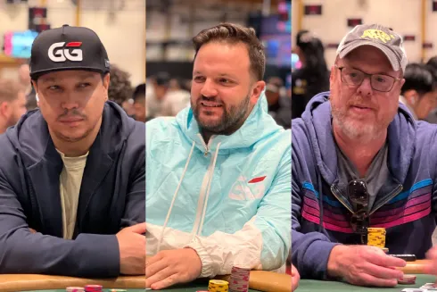 Trio brasileiro foi encontrado jogando o Dia 1 do Evento #2 da WSOP
