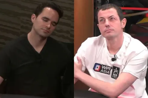 Alan Keating e Tom Dwan chocou a equipe de transmissão do HLC
