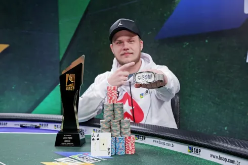 Julio Steffen – campeão do Main Event do BSOP Natal
