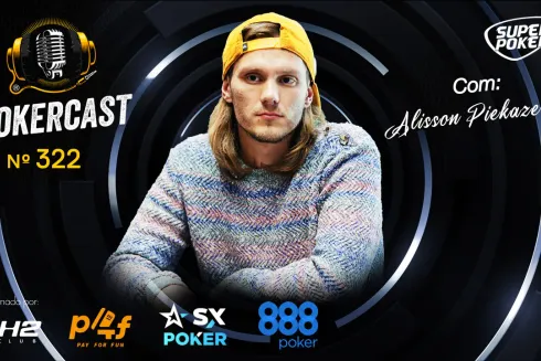 Alisson Piekazewicz é o convidado do 322º episódio do Pokercast
