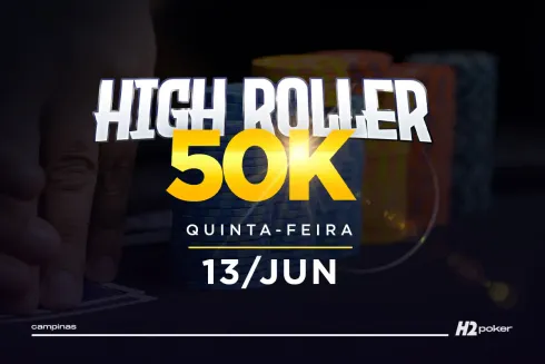 High Roller 50K promete agitar o H2 Club Campinas
