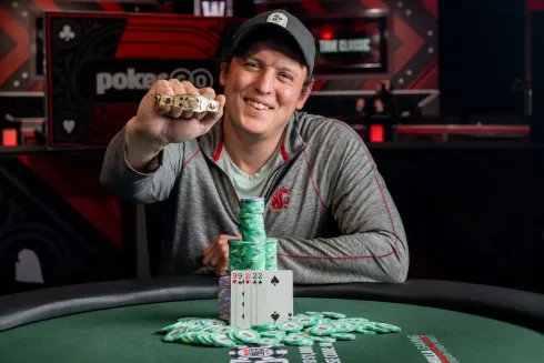 Aaron Cummings conquistou seu primeiro bracelete (Foto: WSOP)
