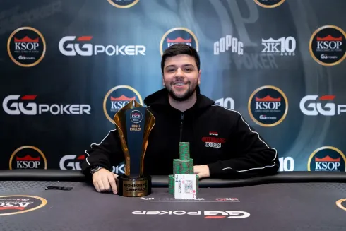 Matheus Grazziotin, campeão do High Roller do KSOP GGPoker São Paulo
