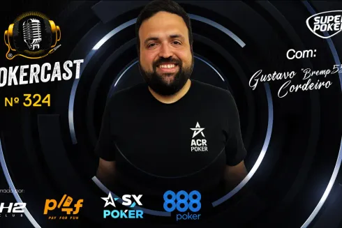 Gustavo Cordeiro "Bremp555" esteve no episódio 324 do Pokercast
