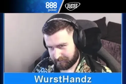 "WurstHandz" ficou decepcionado com o desfecho da jogada (Foto: Reprodução/YouTube)
