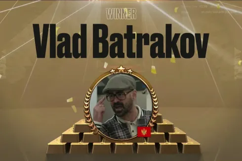 Vlad Batrakov nunca havia vencido o GGMillion$ antes (Foto: Reprodução/YouTube @GGPoker)
