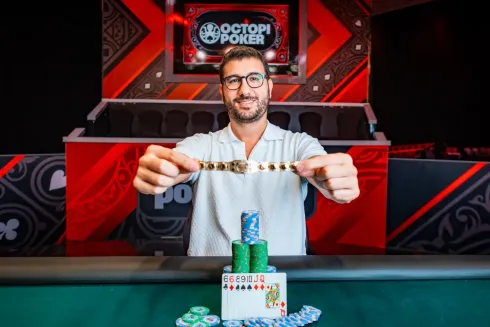 Dario Sammartino entrou para a lista de campeões na WSOP (Foto: WSOP)
