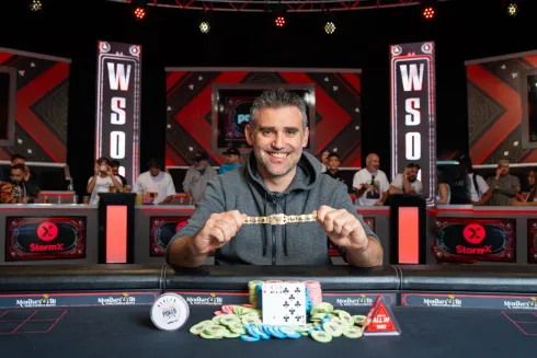 Elie Nakache superou Joshua Adkins no heads-up (Foto: WSOP)
