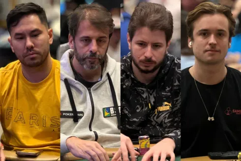 Neville Costa, Fabio Freitas, Aloísio Dourado e Arthur Campos estiveram na briga nos torneios da WSOP
