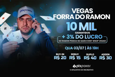 Forra do Ramon terá um prêmio especial para o campeão no PixPoker
