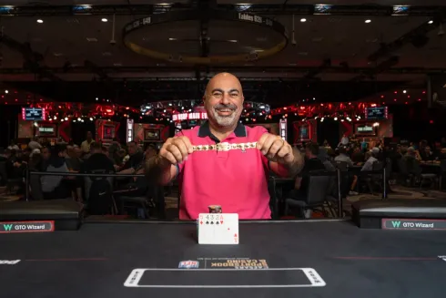 Arash Ghaneian venceu Richard Sklar no heads-up (Foto: WSOP)
