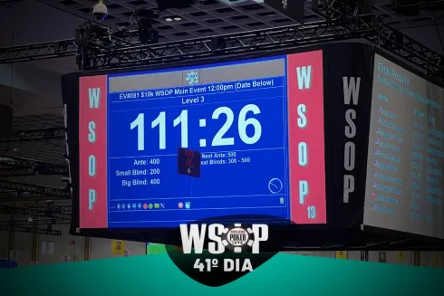 41° dia de cobertura na WSOP
