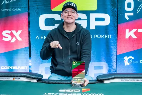 Fábio Pires, campeão do PLO Turbo KO do CGP Termas Romanas (Foto: Jacson Barcello)
