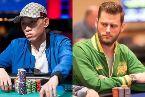 Daniel Chan levou seu terceiro bracelete, enquanto Moon faturou o primeiro (Fotos: PokerNews/Hayler Hochstetler)
